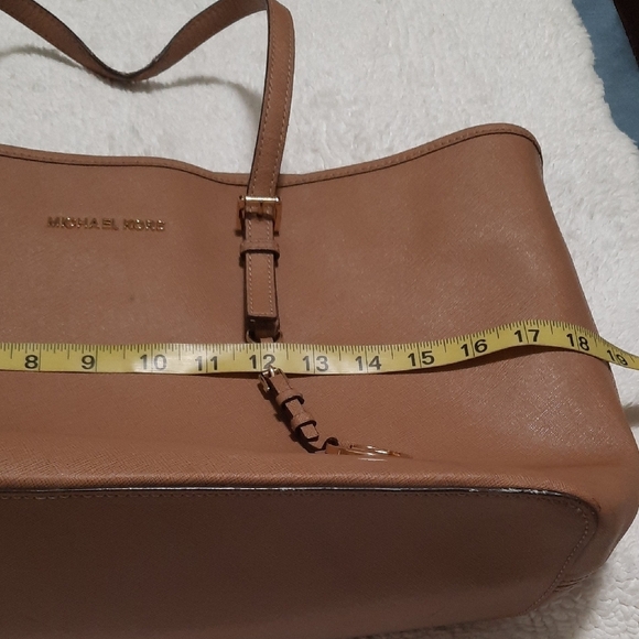 Michael Kors Brown Leather Tote - Picture 7 of 15